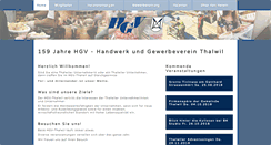Desktop Screenshot of hgv-thalwil.ch