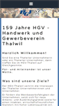Mobile Screenshot of hgv-thalwil.ch